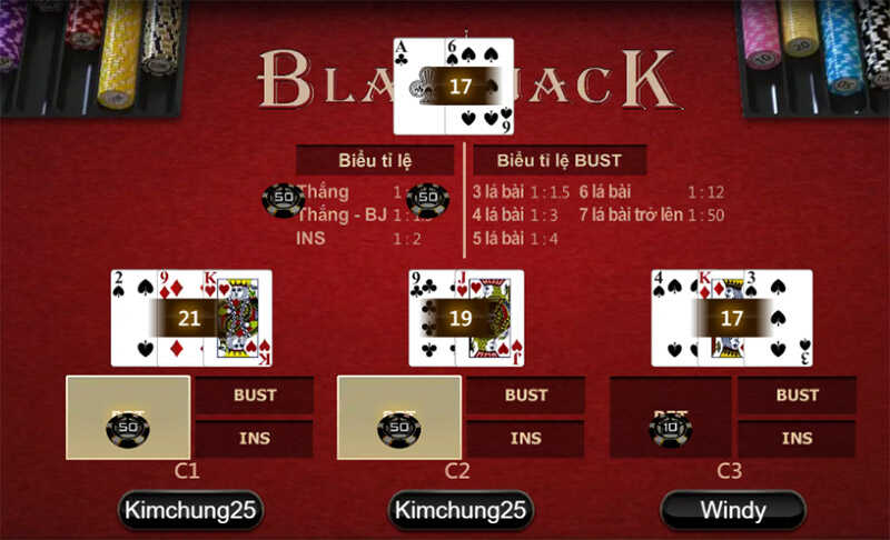 Game bài Blackjack tại nhà cái Five88